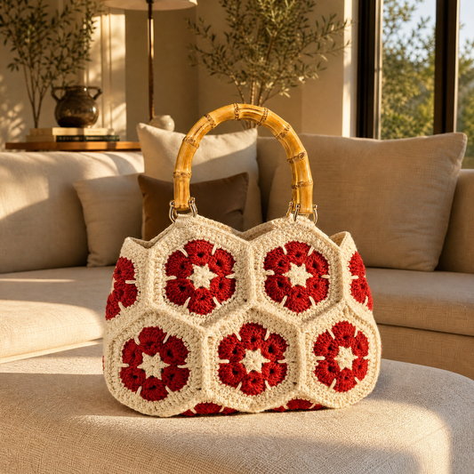Bamboo Crochet Bag
